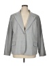 Diane Gilman Plaid Gray Blazer Size 1X - photo 1