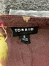 Torrid Floral Brown 3/4 Sleeve Blouse Size 4X Plus (4) - photo 7