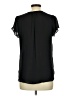 H&M 100% Polyester Black Short Sleeve Blouse Size 8 - photo 2