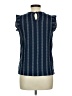wonderly 100% Cotton Blue Sleeveless Blouse Size M - photo 2