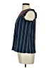 wonderly 100% Cotton Blue Sleeveless Blouse Size M - photo 5