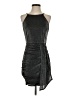 A. Byer Metallic Silver Cocktail Dress Size S - photo 1