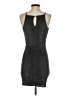 A. Byer Metallic Silver Cocktail Dress Size S - photo 2