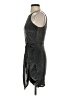 A. Byer Metallic Silver Cocktail Dress Size S - photo 5