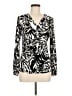 Alfani Black Long Sleeve Blouse Size M - photo 1