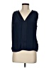 Studio M 100% Viscose Blue Sleeveless Blouse Size M - photo 1