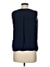 Studio M 100% Viscose Blue Sleeveless Blouse Size M - photo 2