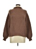 Bluivy Solid Brown Turtleneck Sweater Size M - photo 1