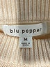 Blu Pepper Stripes Ivory Turtleneck Sweater Size M - photo 7