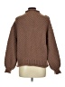Bluivy Solid Brown Turtleneck Sweater Size M - photo 2