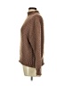 Bluivy Solid Brown Turtleneck Sweater Size M - photo 5
