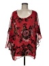 Style&Co Red 3/4 Sleeve Blouse Size M (estimated) - photo 1