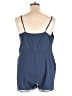 Shein Solid Blue Romper Size XL - photo 2