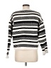 Bobeau 100% Polyester Stripes White Pullover Sweater Size M - photo 2