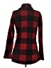CoffeeShop Plaid Red Coat Size XS - photo 2