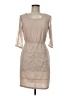 En Focus Studio 100% Polyester Tan Cocktail Dress Size 6 - photo 1