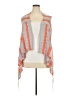 Hayden 100% Acrylic Stripes Color Block Orange Kimono Size XXL - photo 1