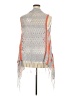 Hayden 100% Acrylic Stripes Color Block Orange Kimono Size XXL - photo 2