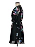 Lush Floral Black Cocktail Dress Size M (estimated) - photo 5