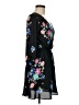 Lush Floral Black Cocktail Dress Size M (estimated) - photo 4