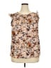 Shein Curve Tan Sleeveless Blouse Size 18 (3) - photo 1