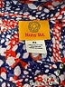 Ruby Rd. Blue 3/4 Sleeve Blouse Size XL - photo 7