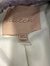 Hutch 100% Polyester Tweed Purple Coat Size XS - photo 6