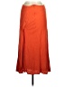 Lulus 100% Rayon Solid Orange Red Casual Skirt Size M - photo 2