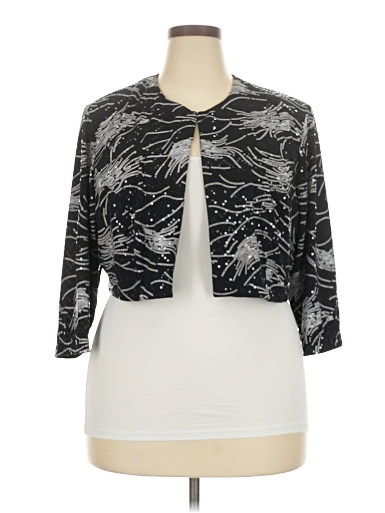 Dressbarn Kimono In Silver