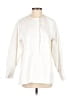 H&M 100% Cotton Ivory Long Sleeve Blouse Size S - photo 1