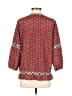 THML 100% Polyester Red 3/4 Sleeve Blouse Size S - photo 2