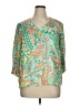 Assorted Brands Green Short Sleeve Blouse Size EU 46 / US 16 - photo 1