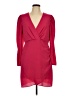 Express Burgundy Cocktail Dress Size L - photo 1
