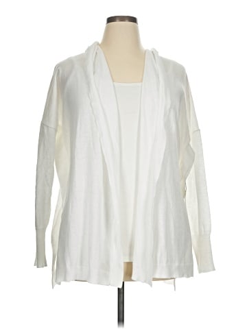 White + Warren Cardigan (view 1)