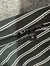 Express Outlet 100% Polyester Stripes Black 3/4 Sleeve Blouse Size XS - photo 7
