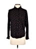 Rails 100% Rayon Hearts Black Long Sleeve Button-Down Shirt Size S - photo 1