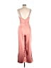 Lush 100% Polyester Solid Pink Jumpsuit Size M - photo 2