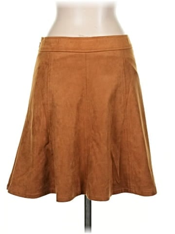 Ann Taylor LOFT Faux Leather Skirt (view 2)