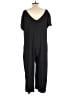 Acting Pro Solid Black Jumpsuit Size L - photo 2