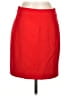 J.Crew Factory Store Solid Red Wool Skirt Size 4 (petite) - photo 1