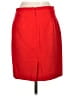 J.Crew Factory Store Solid Red Wool Skirt Size 4 (petite) - photo 2