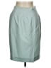 Classiques Entier 100% Wool Solid Teal Wool Skirt Size 12 - photo 2