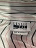 Leslie Fay 100% Polyester Stripes Ivory Long Sleeve Blouse Size 14 - photo 7