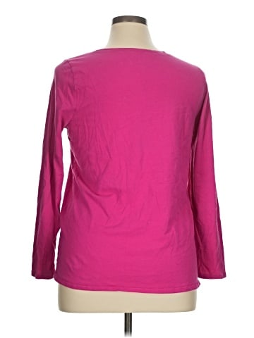 Lane Bryant 3/4 Sleeve T-Shirt (view 2)