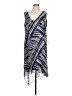 Dana Buchman 100% Polyester Graphic Blue Gray Casual Dress Size 12 - photo 1