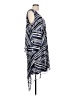 Dana Buchman 100% Polyester Graphic Blue Gray Casual Dress Size 12 - photo 4