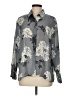 BonWorth 100% Polyester Floral Gray 3/4 Sleeve Blouse Size M (petite) - photo 1