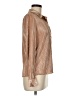 MELLODAY 100% Polyester Metallic Tan Long Sleeve Blouse Size M - photo 4