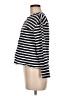 Ann Taylor 100% Cotton Stripes Black Long Sleeve Top Size M - photo 5