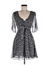 ALLSAINTS Polka Dots Black Casual Dress Size 2 - photo 1